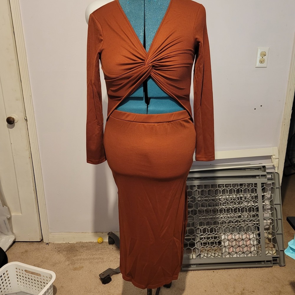 Fitted Long Sleeve Dress